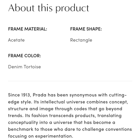 EUC Prada Unisex Eyeglasses - Picture 14 of 15